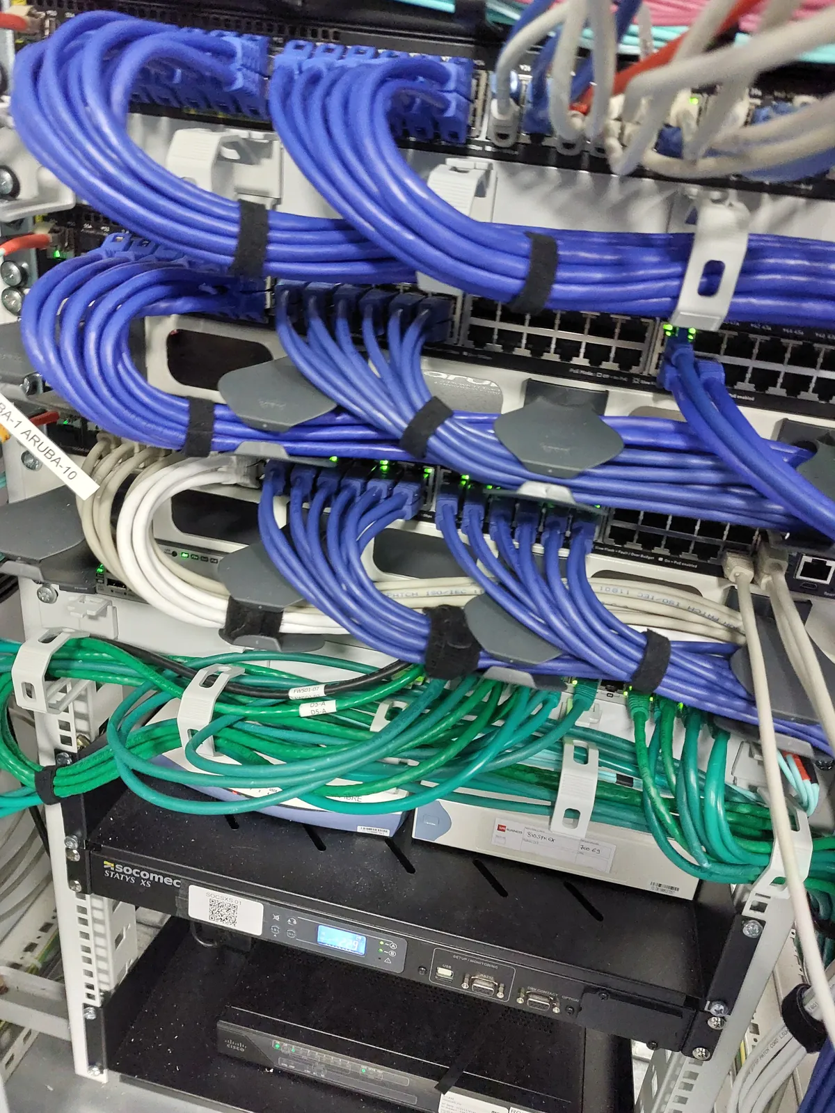 Câblage réseau professionnel