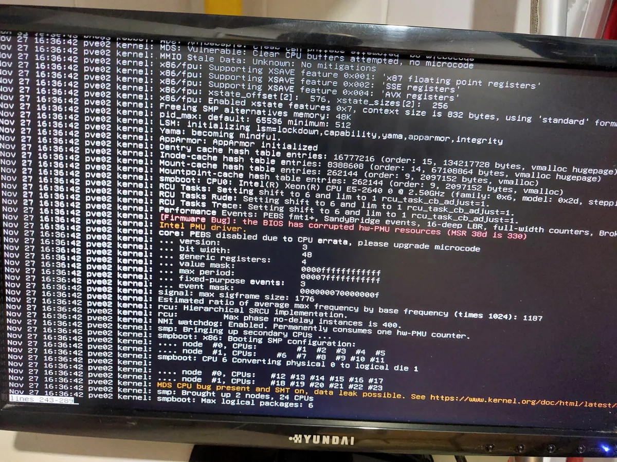 Terminal de logs serveur - Analyse d'incident
